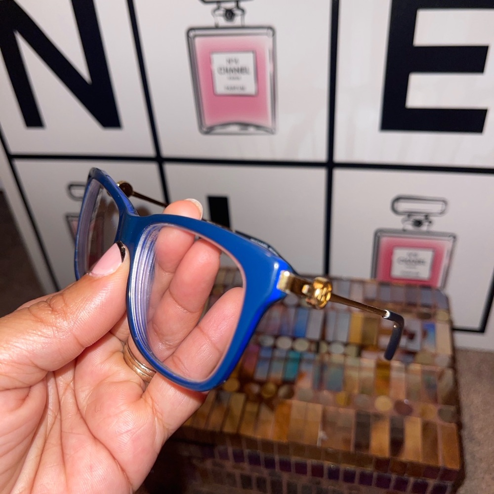 Blue Micheal Kohrs glasses frames